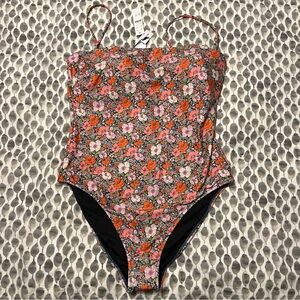Floral One-Piece Swimsuit NEW J.Crew